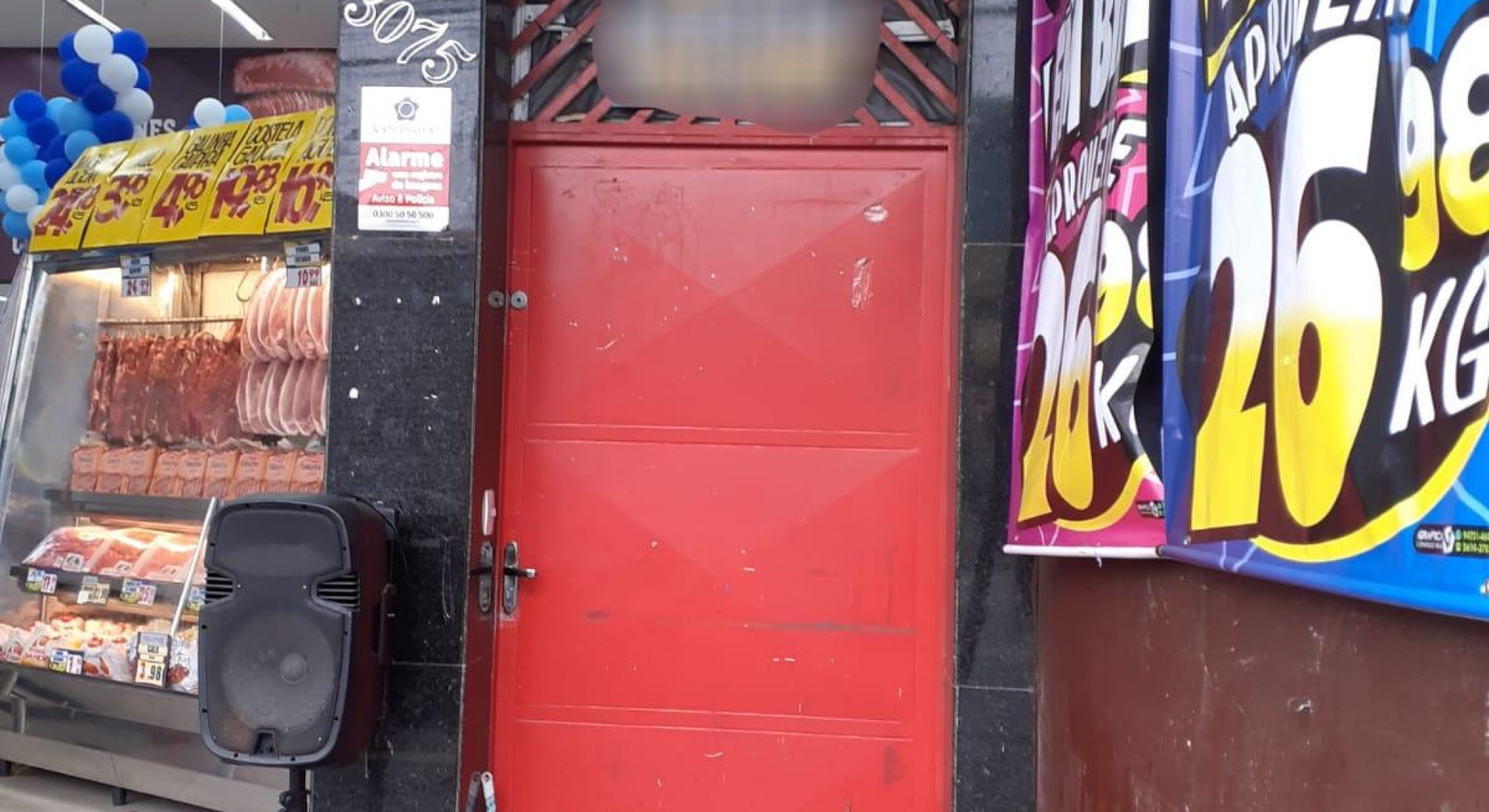 Entrada do estabelecimento